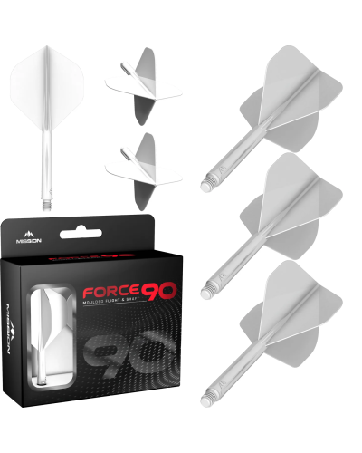 Aleta Mission Force 90 Blanca Nº2 Mediana