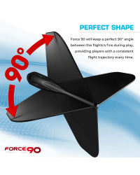 Aleta Mission Force 90 Negra Nº2 Tweenie