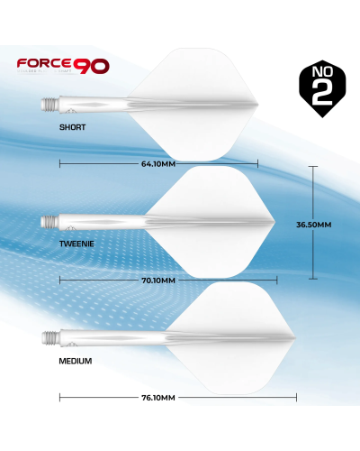 Aleta Mission Force 90 Negra Nº2 Tweenie