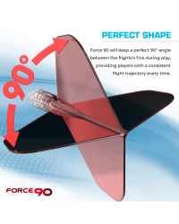 Aleta Mission Force 90 roja Nº6 Corta