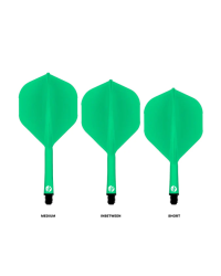 Shot Flight Deck Medium Green shot darts