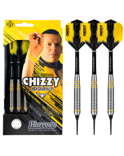 Dardos punta plástico Harrows darts Chizzy  Brass