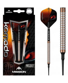 Mission Darts Komodo 90% tungsten softip 2