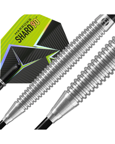 Dardos Harrows darts Shard 90% tunsgteno punta de acero