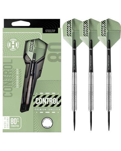 Dardos Harrows darts Control Parallel 80% tunsgteno punta de acero