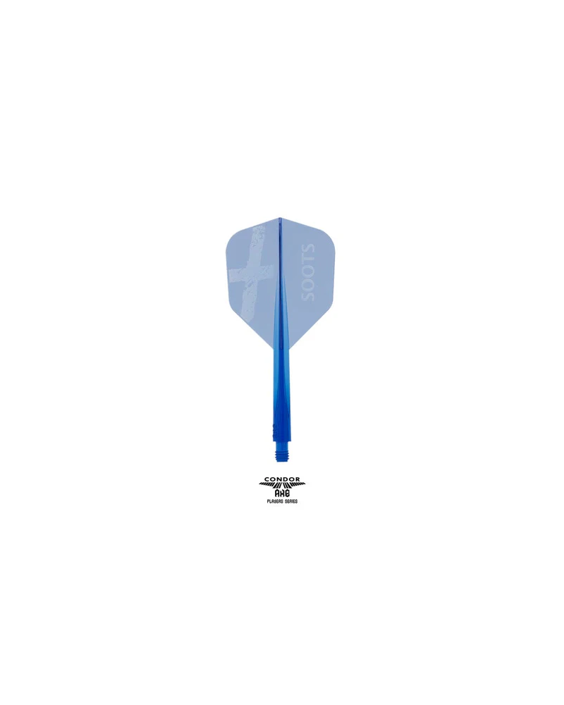 Condor AXE darts flights STD Alan Soutar  Soots Azul
