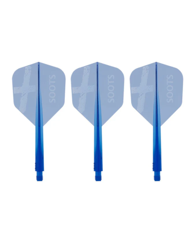 Condor AXE  Dart Flights  STD Alan Soutar  Soots Clear Blue