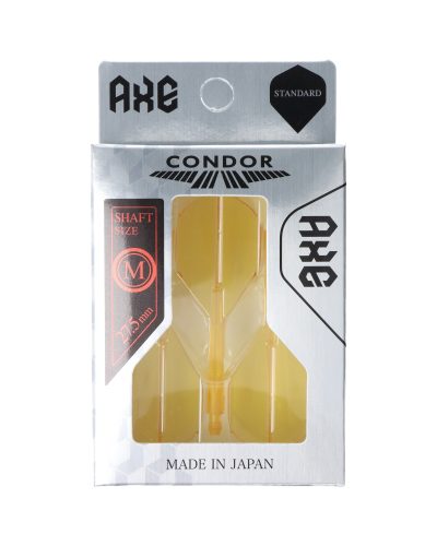 Condor Dart Flights AXE  STD Clear Yellow