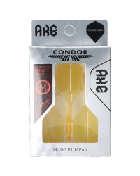 Condor Dart Flights AXE  STD Clear Yellow