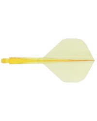 Condor Dart Flights AXE  STD Clear Yellow