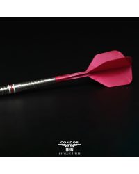 Aleta Condor AXE Dart Flights - SMALL Roja Metalica