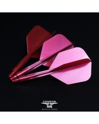Condor AXE Dart Flights -  SMALL Metallic Red