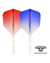 Aleta Condor AXE Dart Flights Small Gradiente Azul