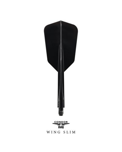 Aleta Condor AXE Dart Flights - WING - Negra