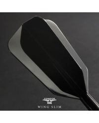 Aleta Condor AXE Dart Flights - WING - Negra
