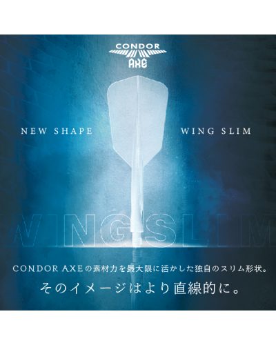 Condor AXE Dart Flights - WING - Black