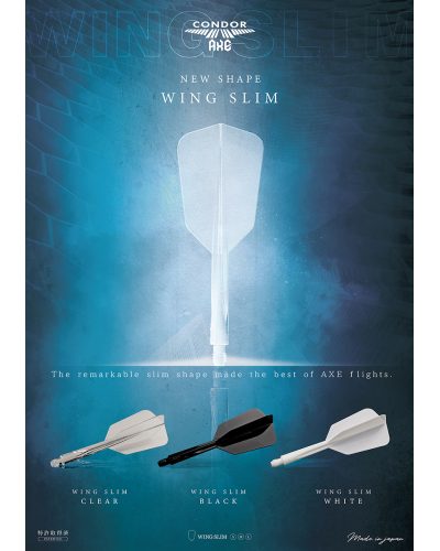 Condor AXE Dart Flights - WING - Black