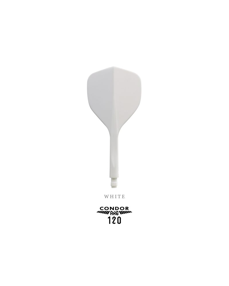 Condor darts flights AXE 120 White