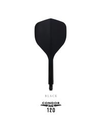Condor darts flights AXE 120  STD Black