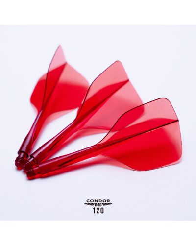 Condor darts flights AXE 120  SMALL Red